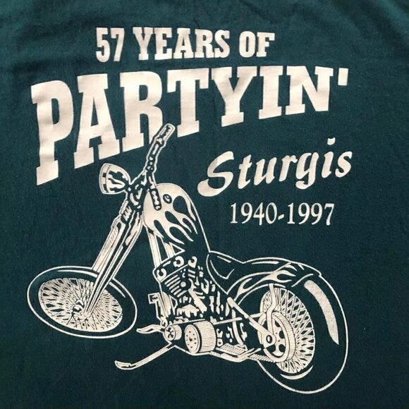 Vintage biker motorcycle t shirt - Picture 4 of 7